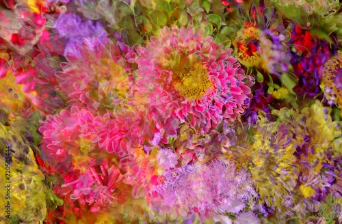 Fototapeta Naklejka Na Ścianę i Meble -  bunte Dahlien