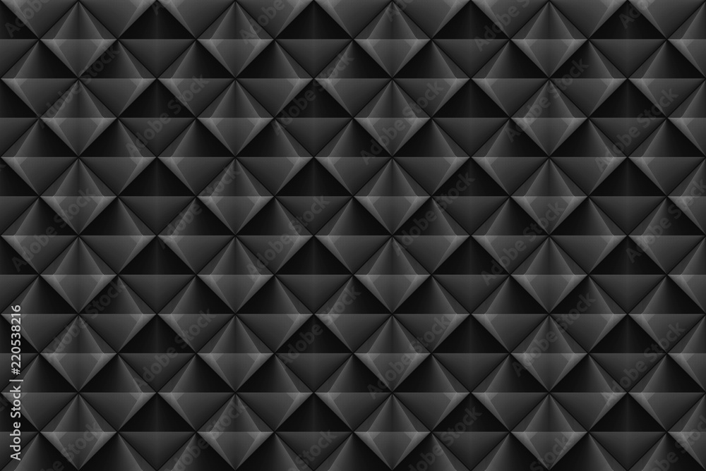 3d rendering. modern seamless dark square grid pattern wall background. 3d rendering. modern seamless dark square grid pattern wall background.