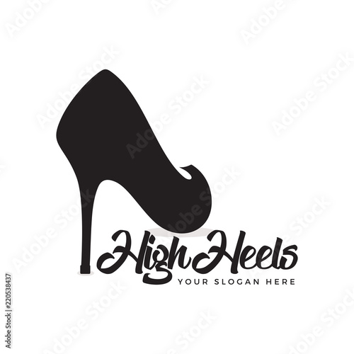 High Heels Logo Vector