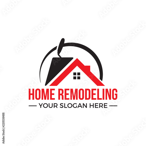 Home remodeling logo