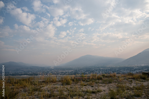 BC Wildfire Smoke over city