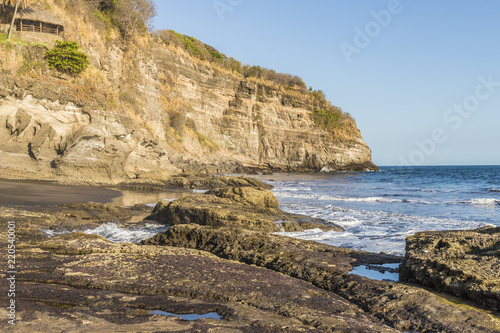 A typical view in El Zonte in El Salvador