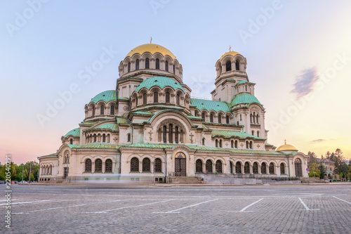 Alexander Nevsky cathedral in Sofia - Bulgaria photo