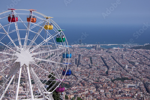 Barcelona vom Tibidabopark