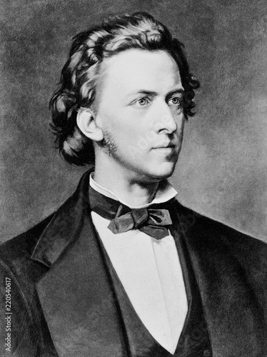 Portrait of Frederic Francois Chopin photo