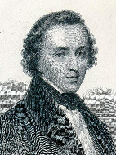 Portrait of Frederic Francois Chopin photo