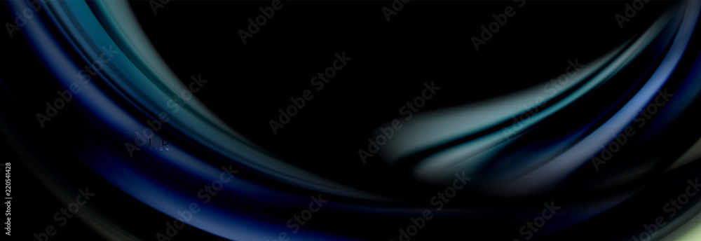 Fluid color motion concept Fluid color motion concept
