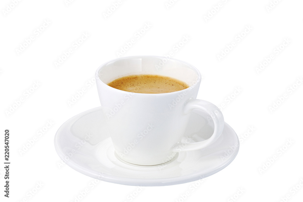 espresso coffee isolated on white espresso coffee isolated on white