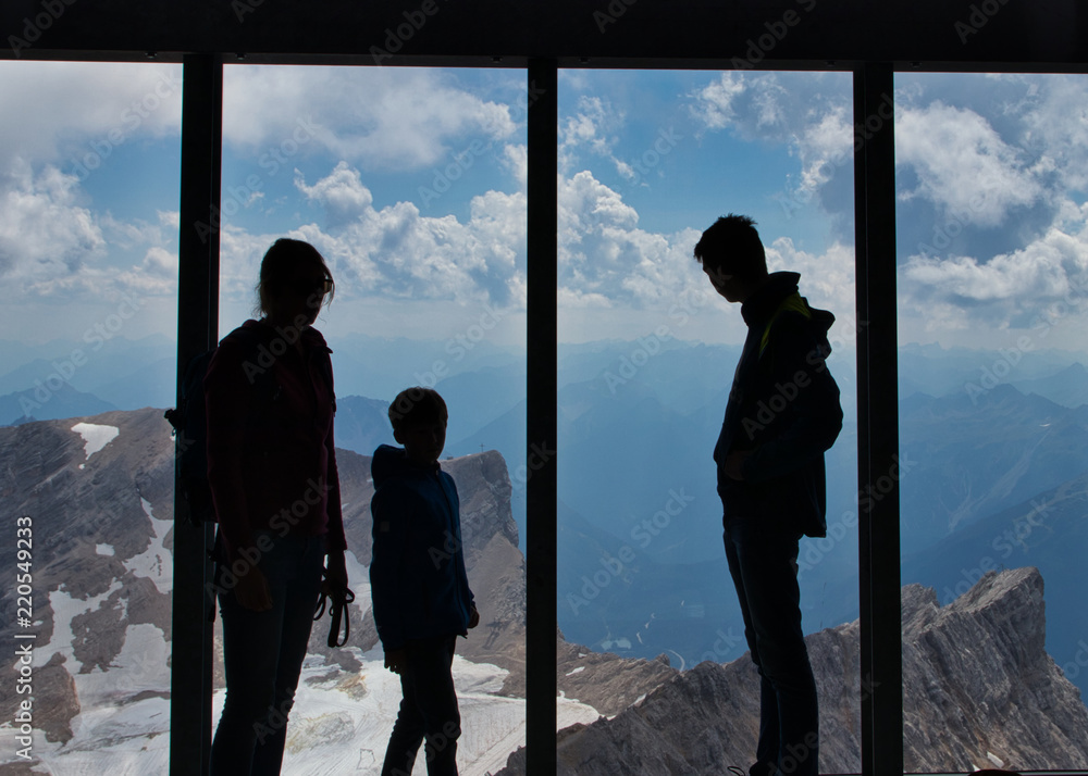Alpenblick über die Berge