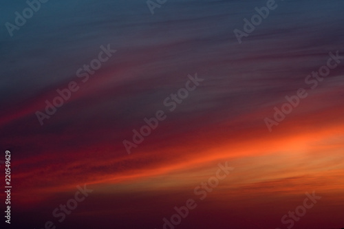 Fototapeta Naklejka Na Ścianę i Meble -  Deep colored clouds
