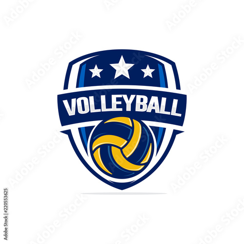 Volleyball Logo Vector