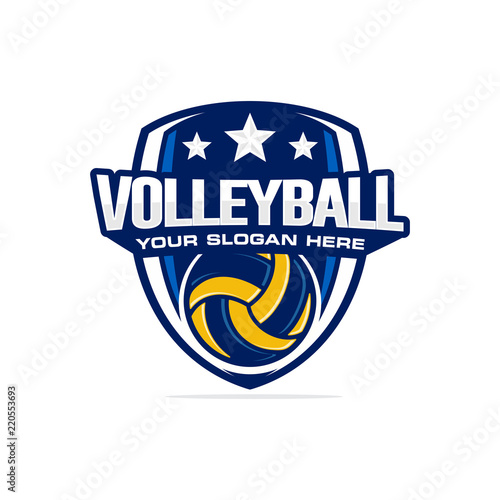 Volleyball Logo Vector