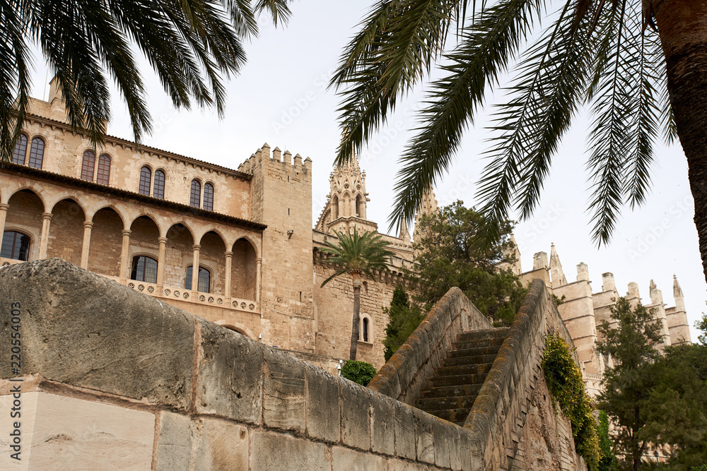 La Seu, the gothic medieval cathedral of Palma de Mallorca island, Spain