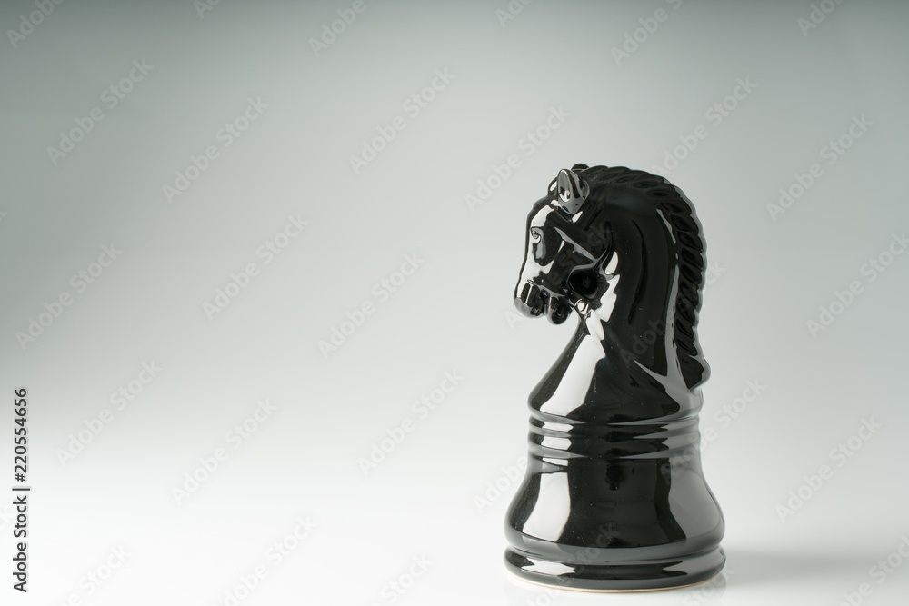 Fototapeta premium Chess business concept, leader teamwork & success