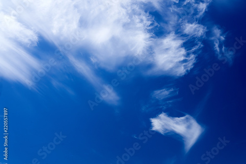 beautifull soft clouds and blue sky  abstract white background