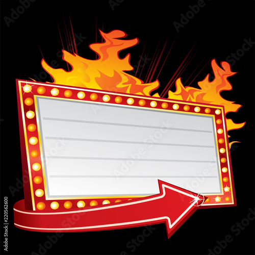 Hot party invitation
