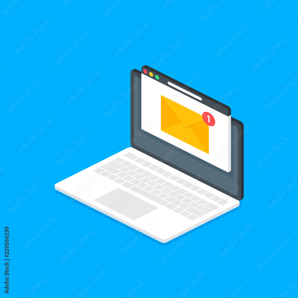 Isometric Email marketing, newsletter marketing, email subscription. Isometric design, vector illustration on background. Isometric Email marketing, newsletter marketing, email subscription. Isometric design, vector illustration on background.
