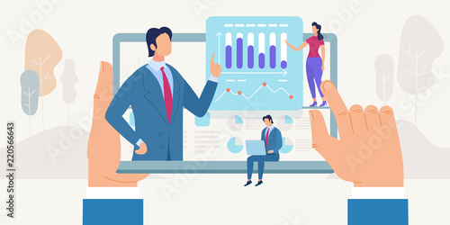 Social Network and Teamwork Vector Concept.