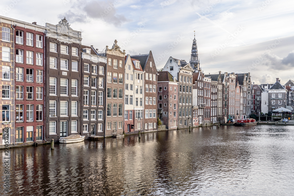 The canal houses of Amsterdam