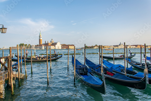 gondolas in venice