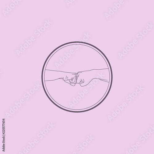 illustration fist on fist
