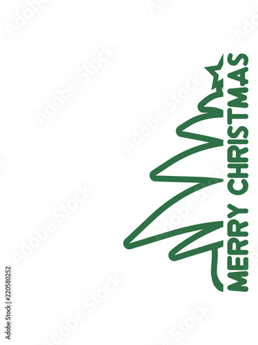 merry christmas stern kontur weihnachtsbaum weihnachten nikolaus winter geschenke tannenbaum nadelbaum baum kalt schnee schmuck clipart