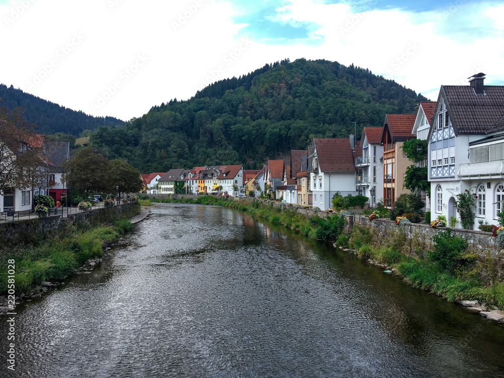 The canal refreshes the homes of the Black Forest