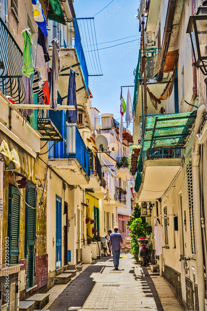 narrow alley of Ischia