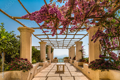 Patio on the Sorrentine peninsula photo