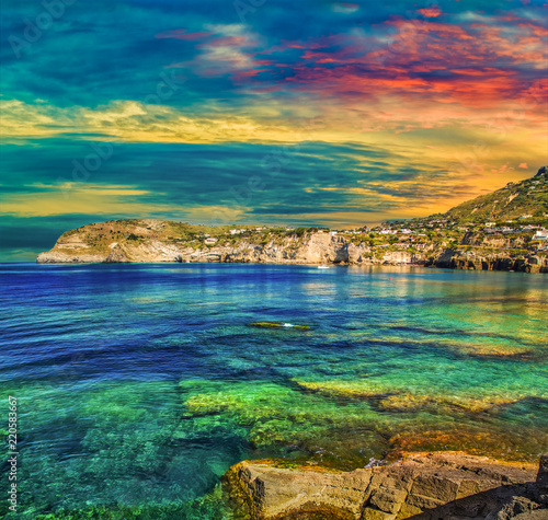 view of Ischia island