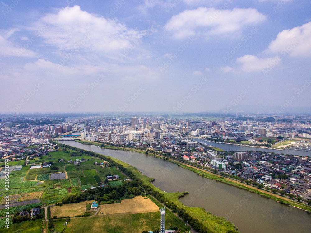 Fototapeta premium 茨城、土浦市の風景_02