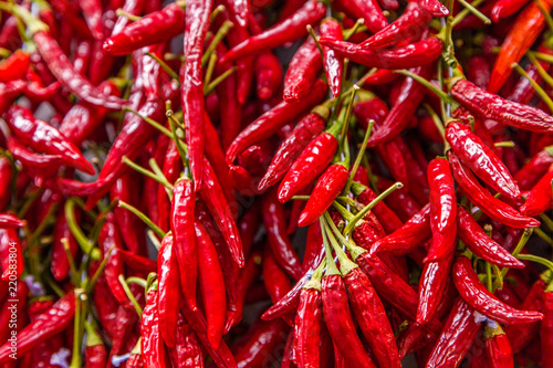 Wreaths of chillies