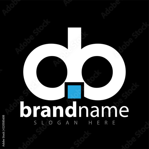 db initial letter logo icon vector template photo