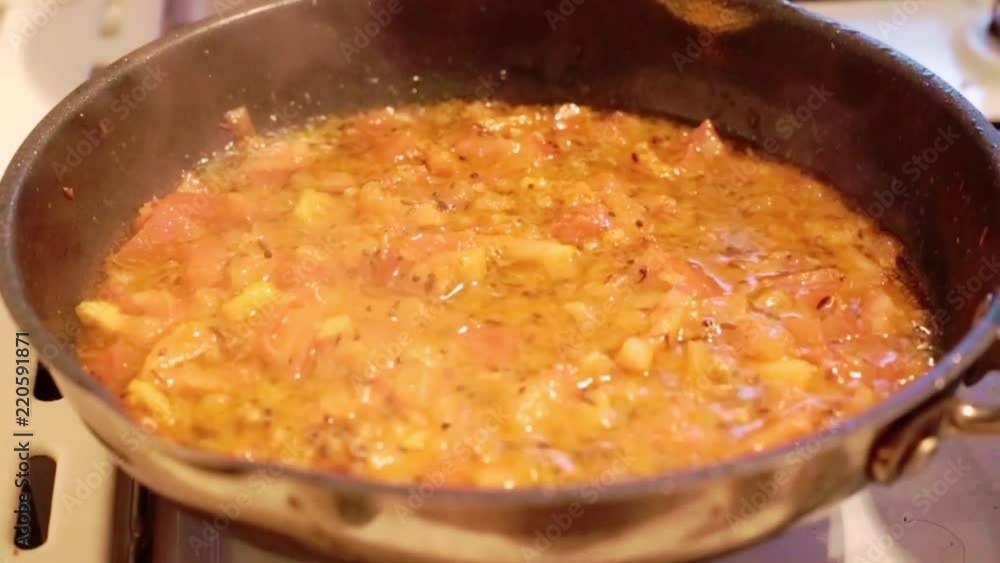 Oriental food: cooking indian lunch on a winter sunday in London, UK. Oriental food: cooking indian lunch on a winter sunday in London, UK.