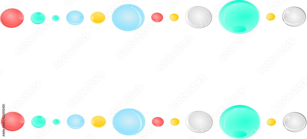 Crystal glass blue, circle, gemstone on the curves are beautiful. For design text, labels and festivals. 