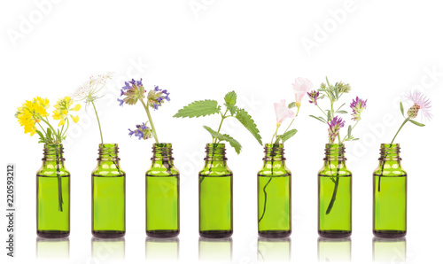 Natural remedies, aromatherapy - bottle
