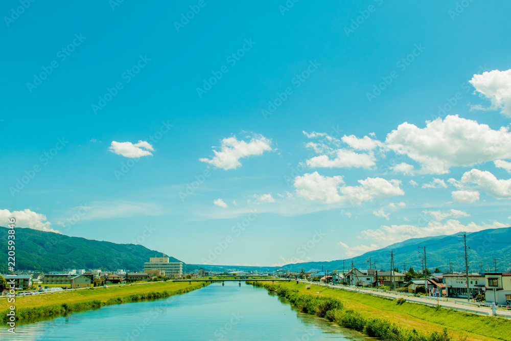【日本の風景】川のある風景