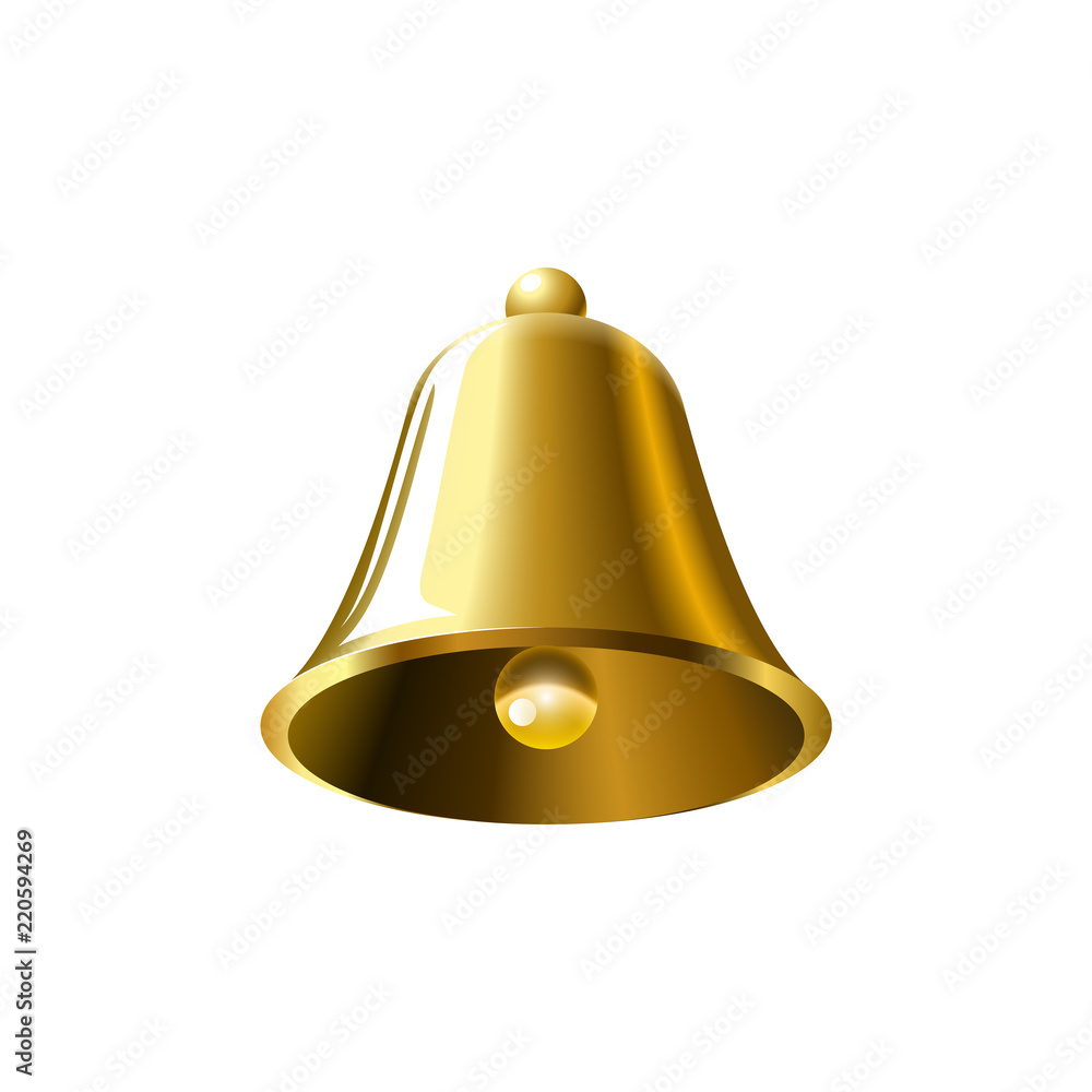 realistic golden bell realistic golden bell
