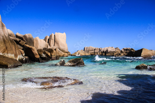 Seychelles La Digue Anse Marron Beach