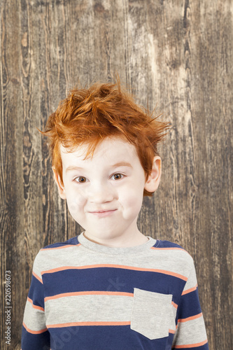 red-haired boy photo