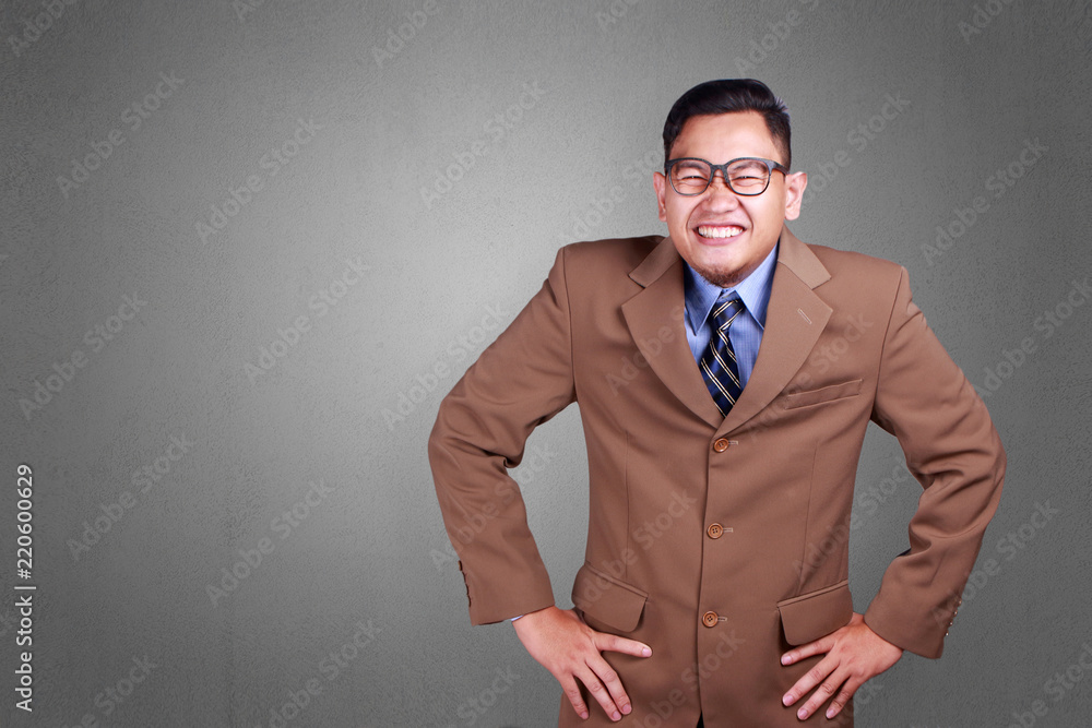 Businessman Laughing Expression Businessman Laughing Expression