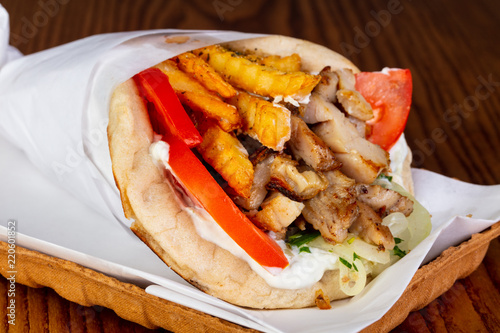 Gyros with chicken