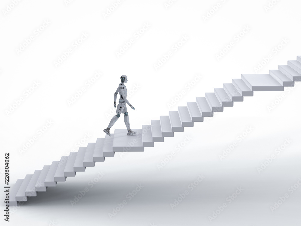 robot walk up stairs robot walk up stairs