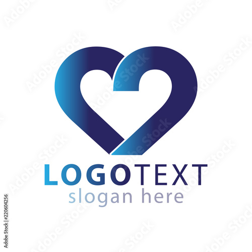Love logo icon vector template