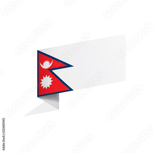 Free Download Nepal flag, vector illustration on a white background - GFXLoad