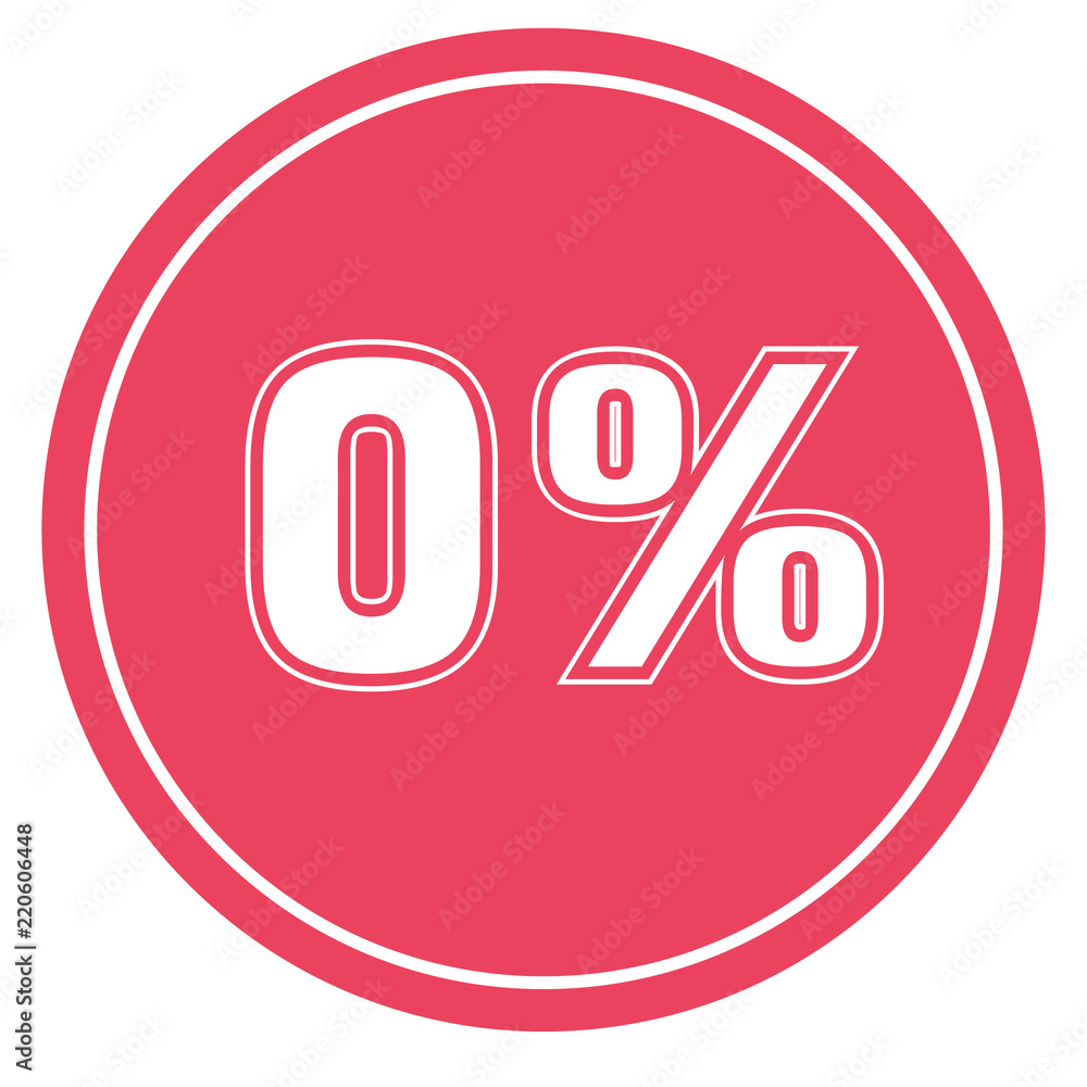 0 % Percent Discount, Sale Up, Special Offer, Trade off, Promotion concept 0 % Percent Discount, Sale Up, Special Offer, Trade off, Promotion concept