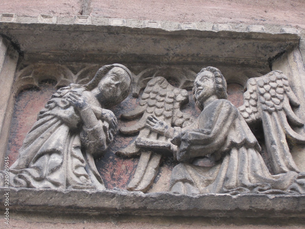 Relief an der Nürnberger Lorenzkirche
