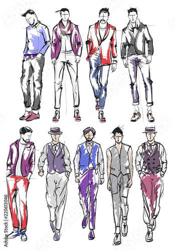 men's sketches