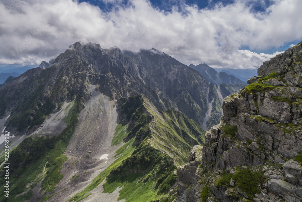 Fototapeta premium 大キレット