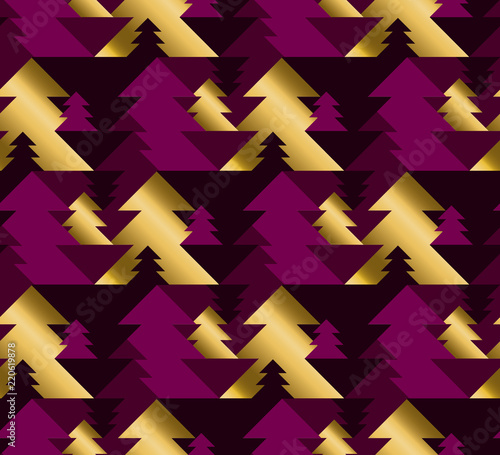 Festive red and gold Christ...